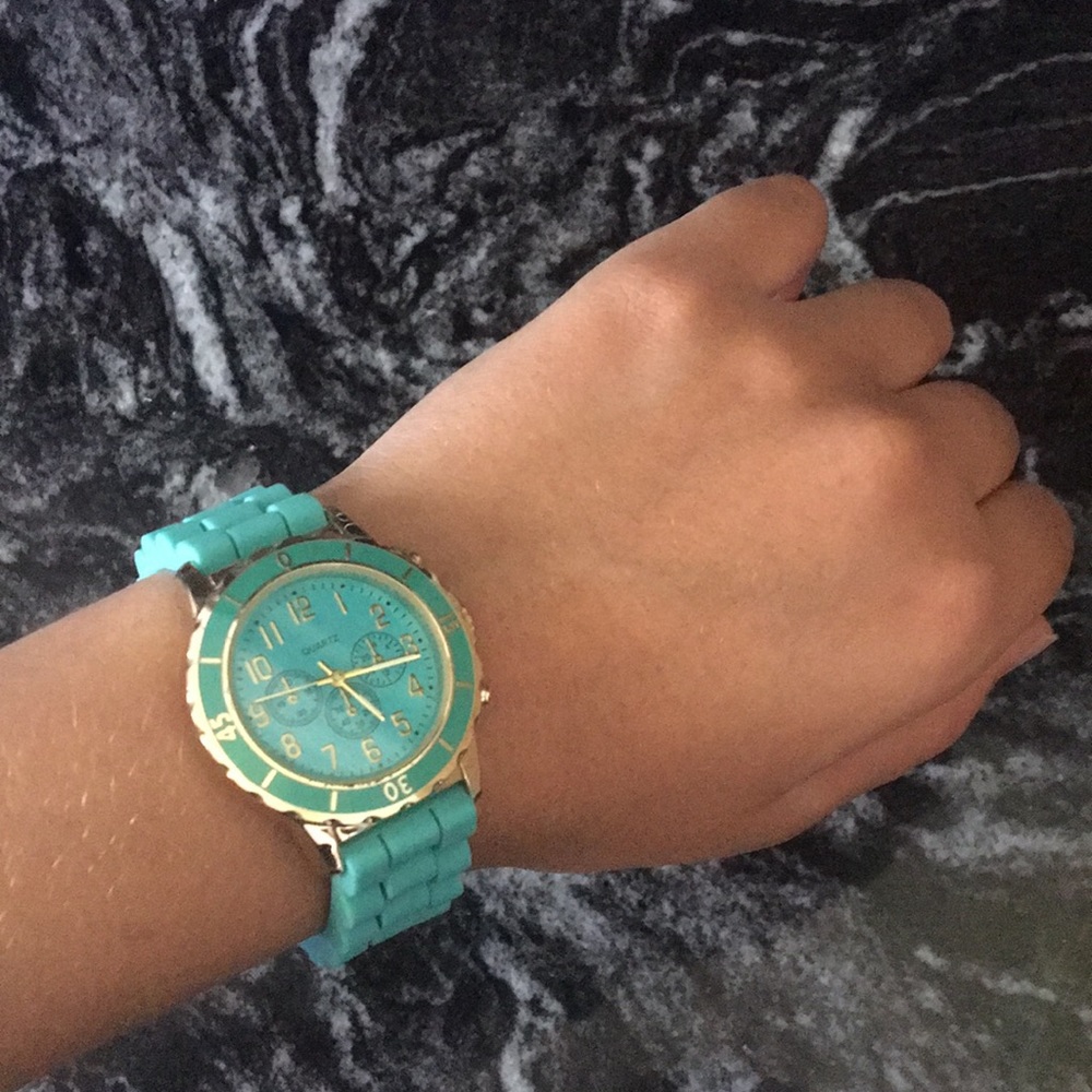 Aéropostale turquoise watch